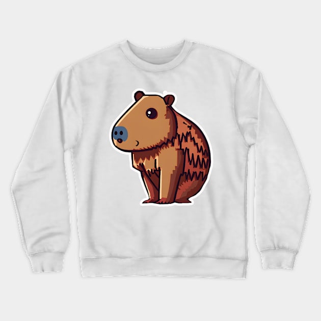 Capybara Crewneck Sweatshirt by oscargml